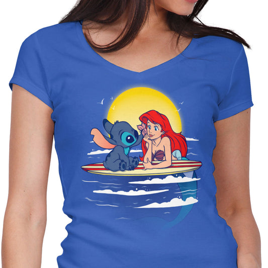 Aloha Mermaid - Women's V-Neck