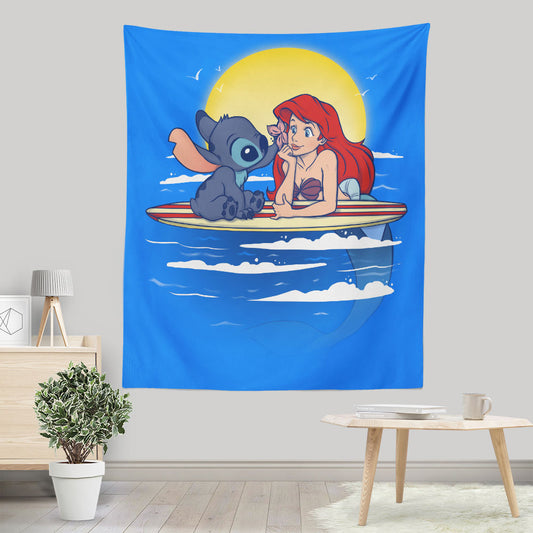 Aloha Mermaid - Wall Tapestry