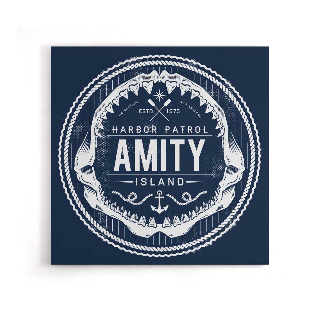 Amity Island Harbor Patrol - Canvas Print