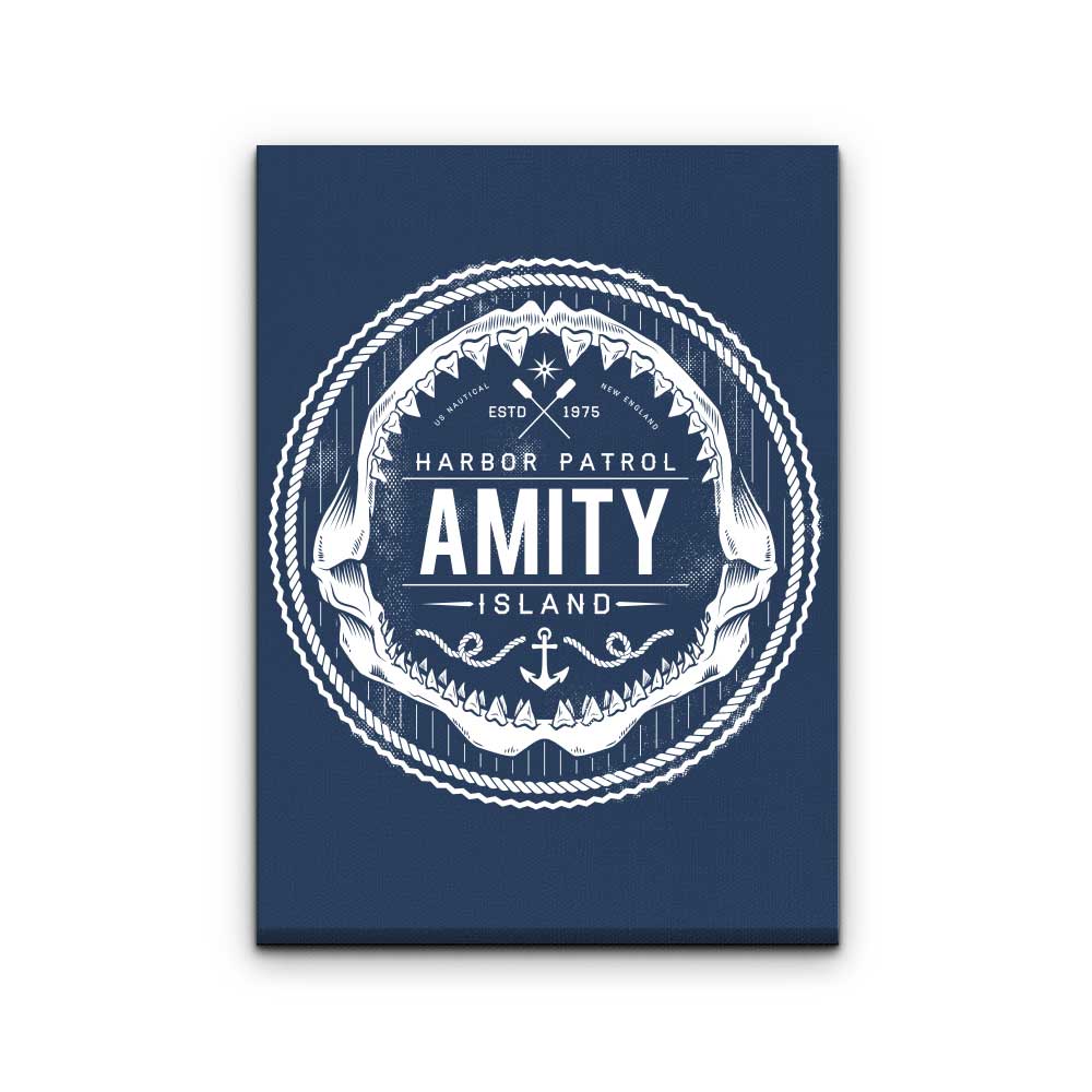 Amity Island Harbor Patrol - Canvas Print