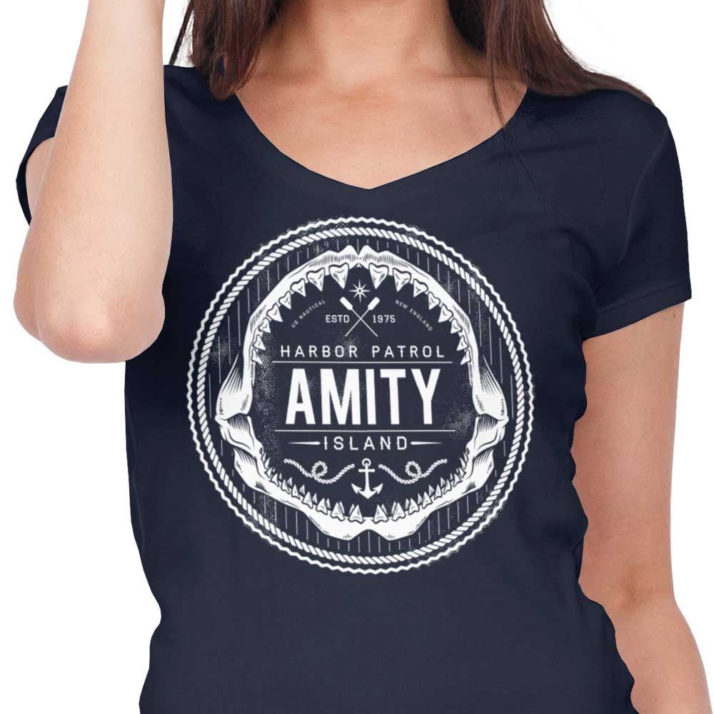 Amity Island Harbor Patrol - Women's V-Neck