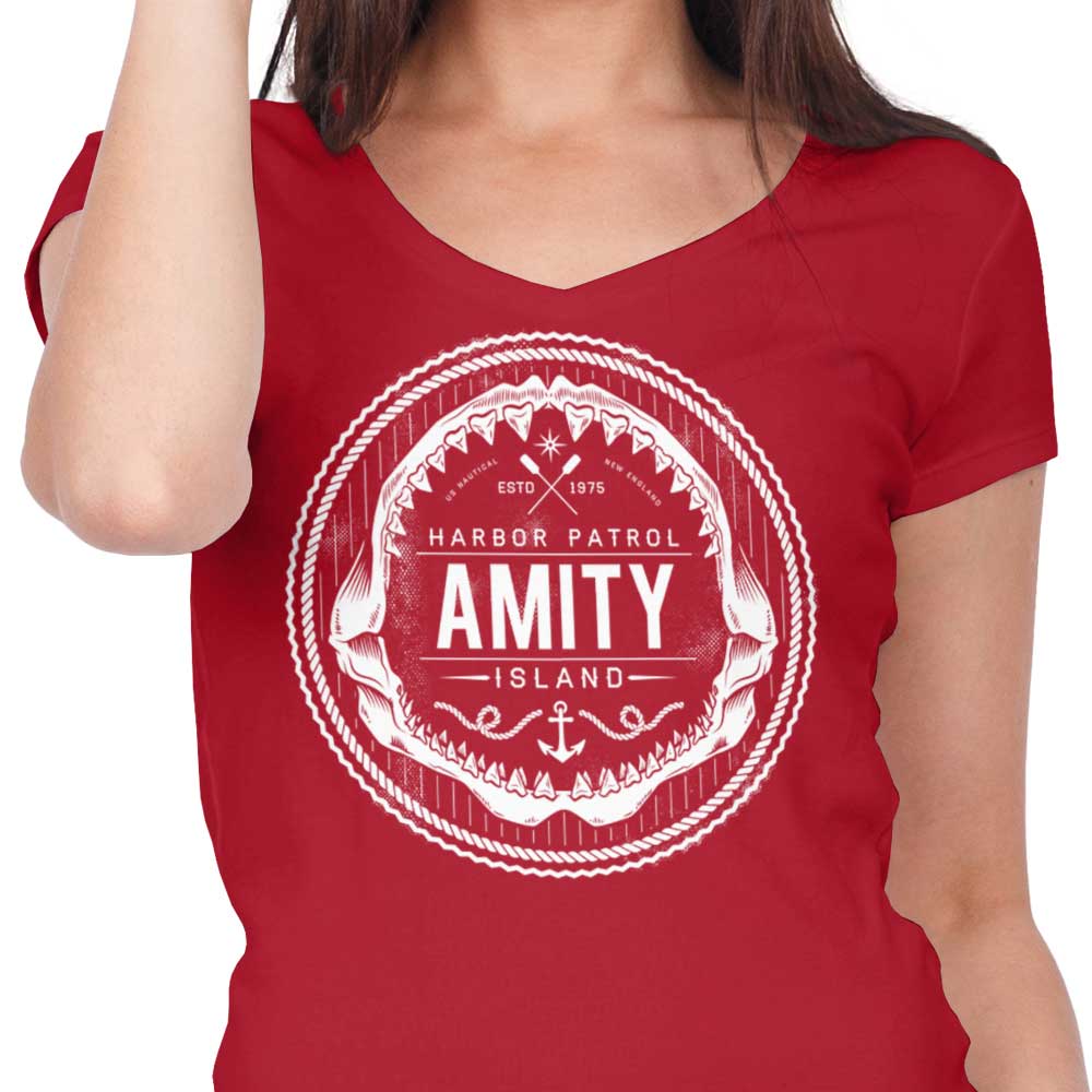 Amity Island Harbor Patrol - Women's V-Neck