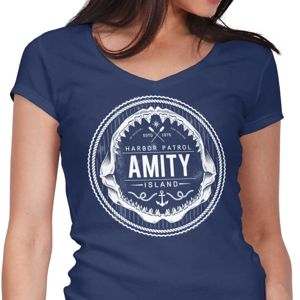 Amity Island Harbor Patrol - Women's V-Neck