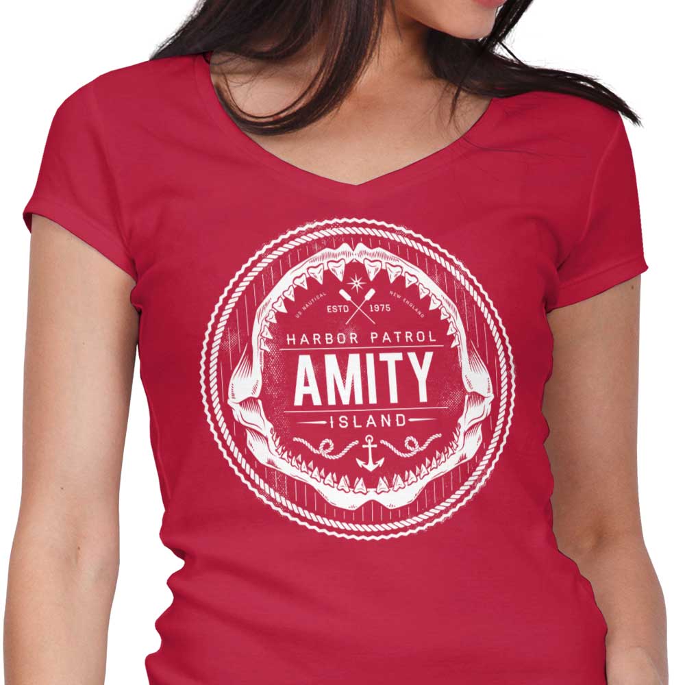 Amity Island Harbor Patrol - Women's V-Neck