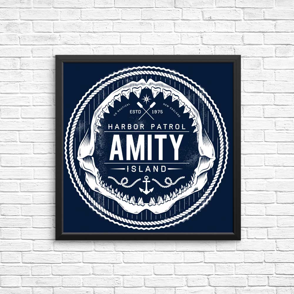 Amity Island Harbor Patrol - Posters & Prints