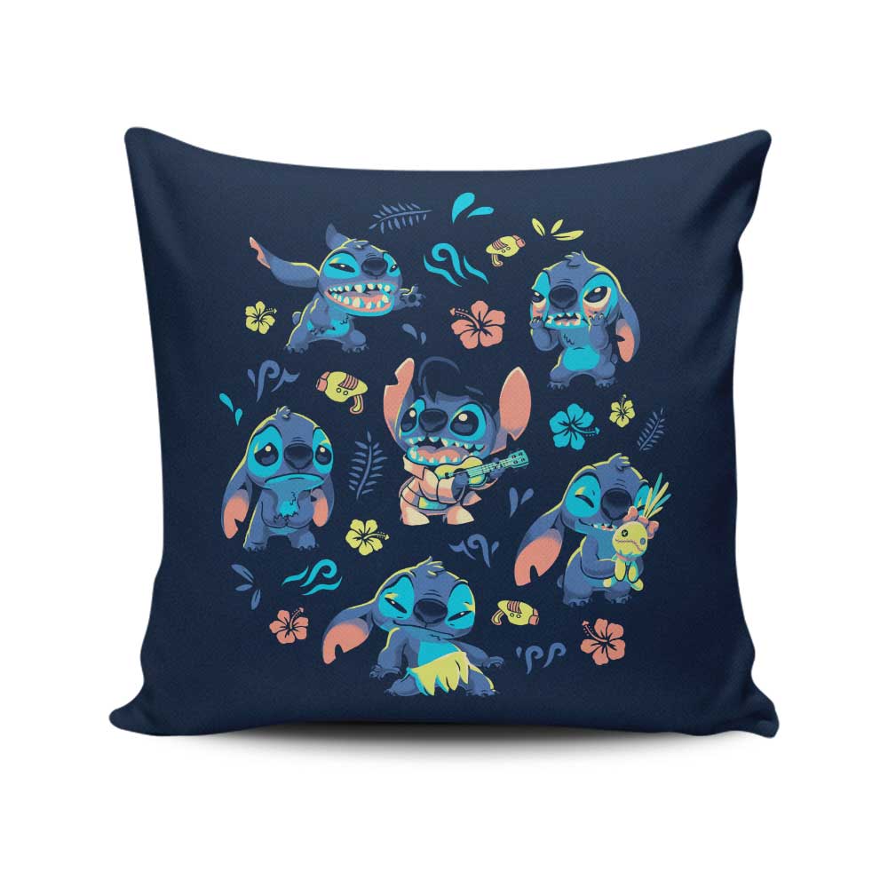 An Alien's Day - Throw Pillow