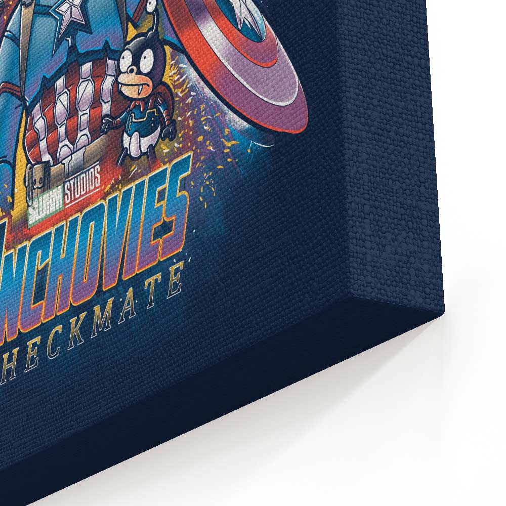 Anchovies: Checkmate - Canvas Print