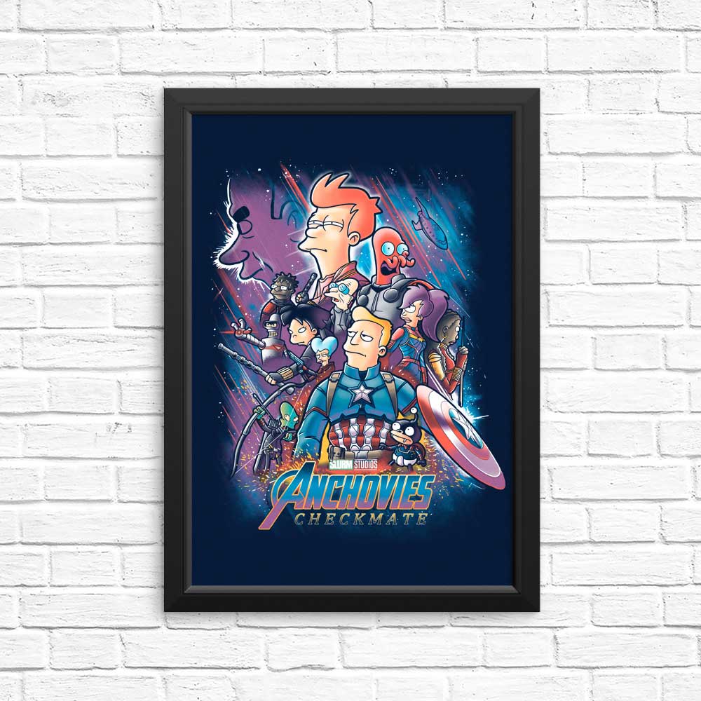 Anchovies: Checkmate - Posters & Prints