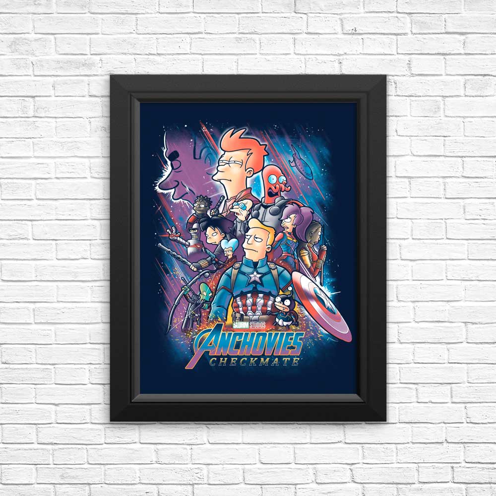 Anchovies: Checkmate - Posters & Prints