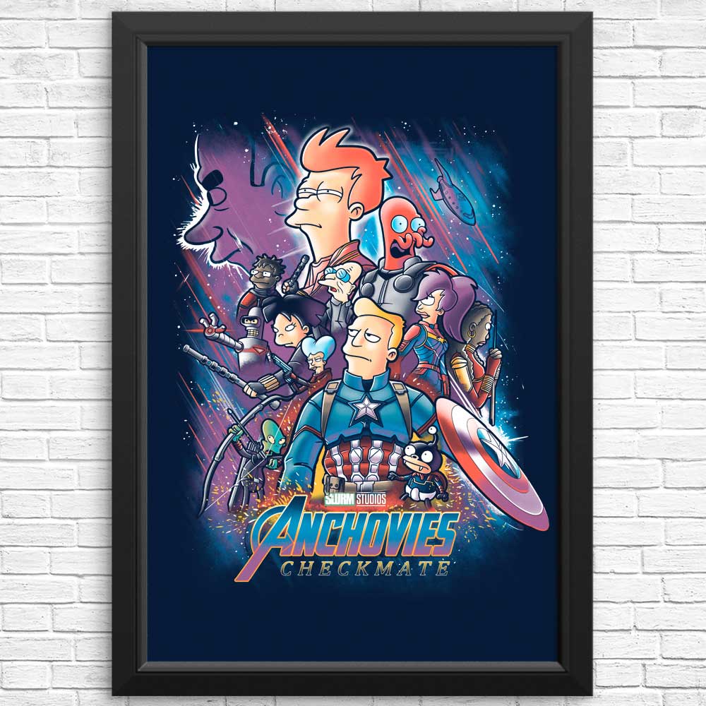 Anchovies: Checkmate - Posters & Prints