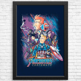 Anchovies: Checkmate - Posters & Prints