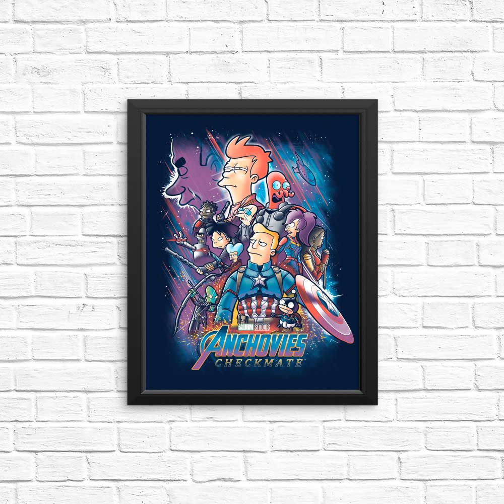 Anchovies: Checkmate - Posters & Prints