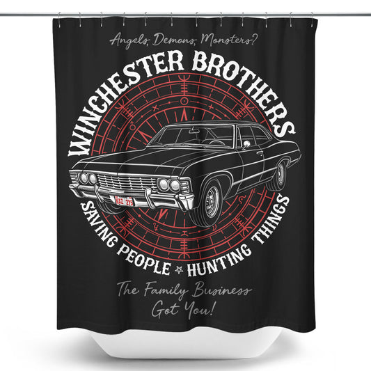 Angels, Demons and Monsters - Shower Curtain