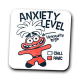 Anxiety Level - Coasters