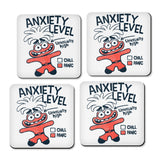 Anxiety Level - Coasters