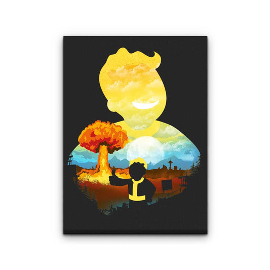 Apocalypse Silhouette - Canvas Print