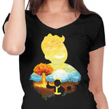 Apocalypse Silhouette - Women's V-Neck