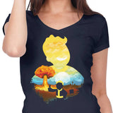 Apocalypse Silhouette - Women's V-Neck