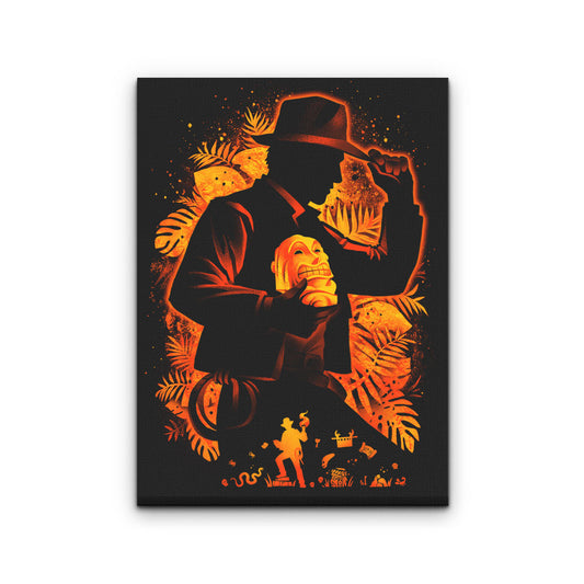 Archaeologist of Mythological Artifacts - Canvas Print