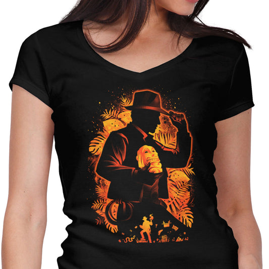Archaeologist of Mythological Artifacts - Women's V-Neck