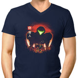 Armored Sunset - Men's V-Neck