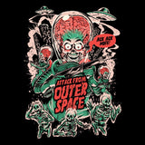 Attack From Outer Space - Throw Pillow