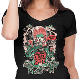 Attack From Outer Space - Women's V-Neck