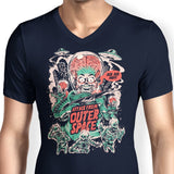 Attack From Outer Space - Men's V-Neck