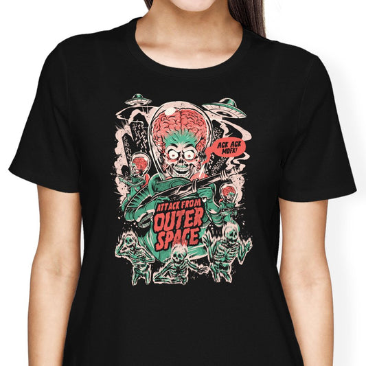Attack From Outer Space - Women's Apparel