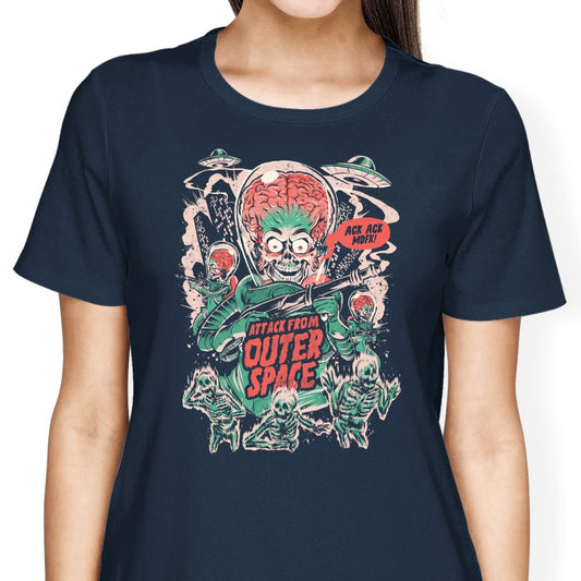 Attack From Outer Space - Women's Apparel