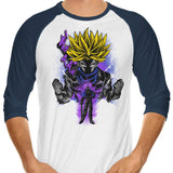 Attack of the Future - 3/4 Sleeve Raglan T-Shirt