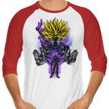 Attack of the Future - 3/4 Sleeve Raglan T-Shirt