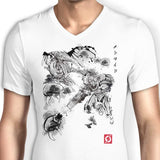 Attack of the Space Pirates - Men's V-Neck