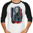 Attack on Crystal Lake - 3/4 Sleeve Raglan T-Shirt