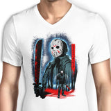 Attack on Crystal Lake - Men's V-Neck