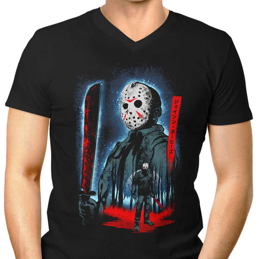 Attack on Crystal Lake - Men's V-Neck