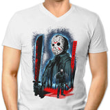 Attack on Crystal Lake - Men's V-Neck