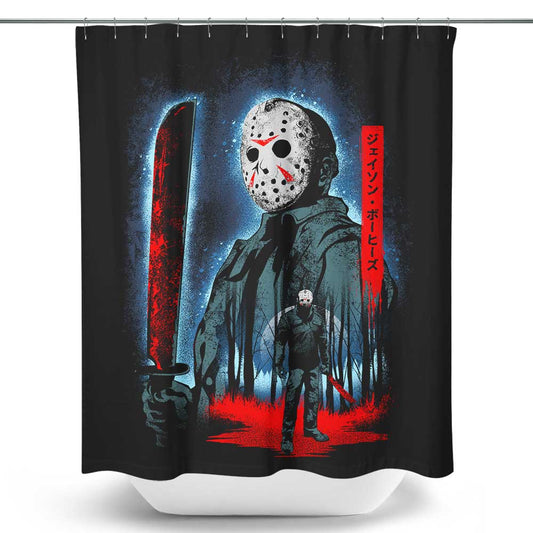 Attack on Crystal Lake - Shower Curtain