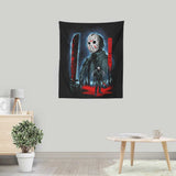 Attack on Crystal Lake - Wall Tapestry
