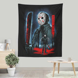 Attack on Crystal Lake - Wall Tapestry