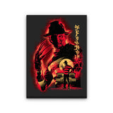 Attack on Elm St. - Canvas Print