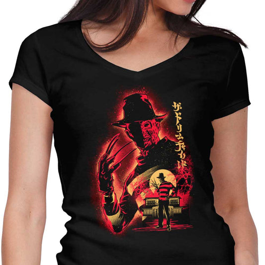 Attack on Elm St. - Women's V-Neck