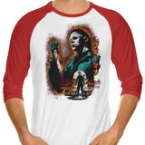 Attack on Haddonfield - 3/4 Sleeve Raglan T-Shirt