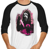 Attack on Woodsboro - 3/4 Sleeve Raglan T-Shirt