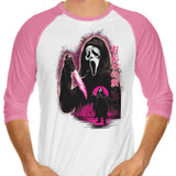 Attack on Woodsboro - 3/4 Sleeve Raglan T-Shirt