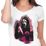 Attack on Woodsboro - Women's V-Neck