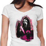 Attack on Woodsboro - Women's V-Neck