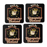Back by Unpopular Demand - Coasters