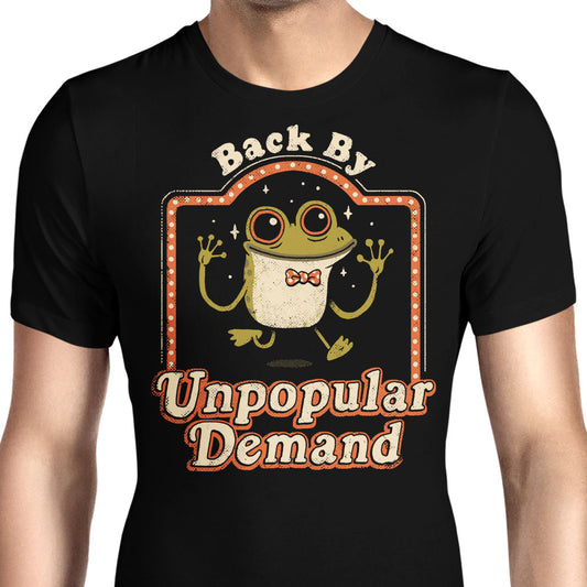 Back by Unpopular Demand - Men's Apparel
