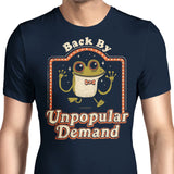 Back by Unpopular Demand - Men's Apparel